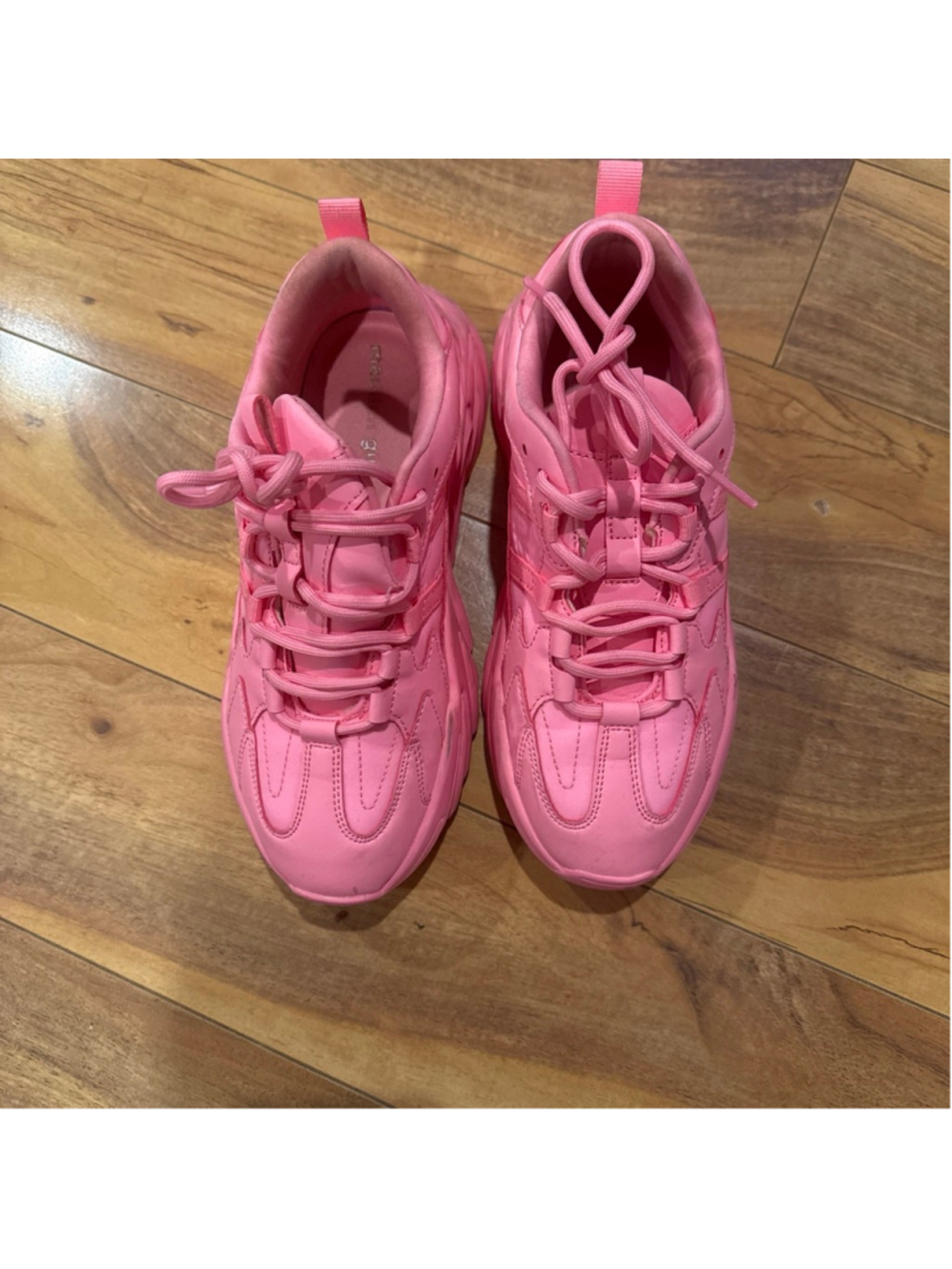 Women's Madden Girl Pink Wave Chunky Sneakers Size 7.5